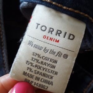 torrid Jeans - Torrid denim jegging, 16 r, ankle length torrid Jeans - Torrid denim jegging, 16 r, ankle length